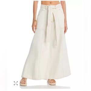 Farm Rio

Belted Wide-Leg Twill Pants
